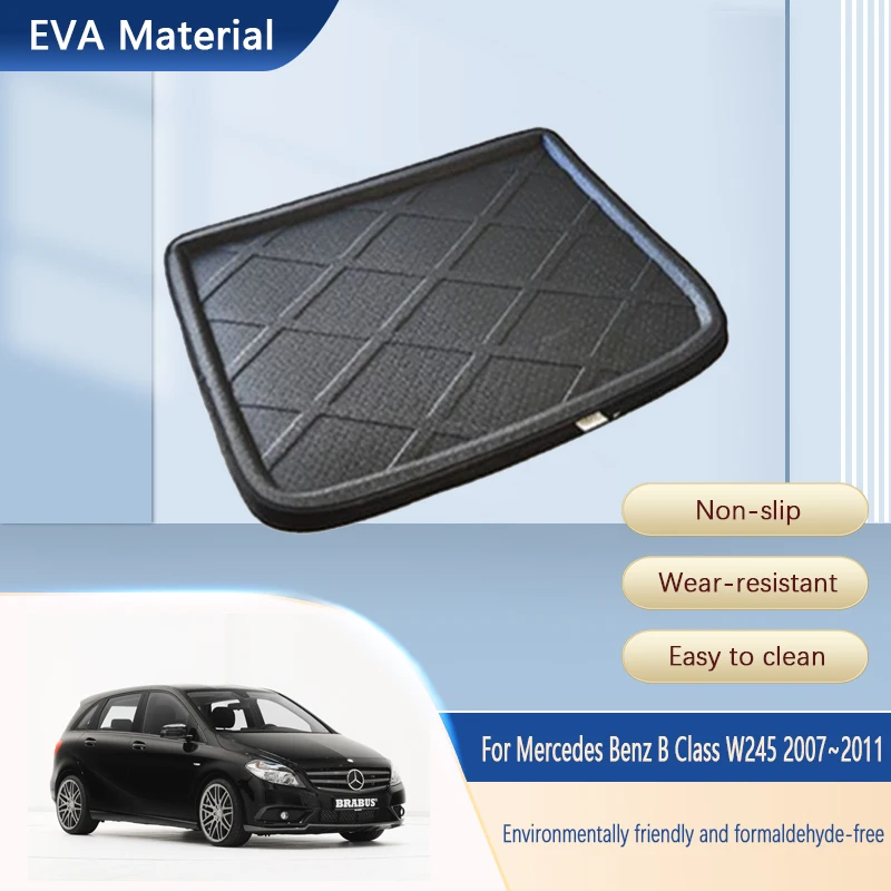 

Car Rear Trunk Mats For Mercedes Benz B Class W245 2007~2011 Waterproof Protection Pad Trunk Mat Carpet Car Accessories Interior