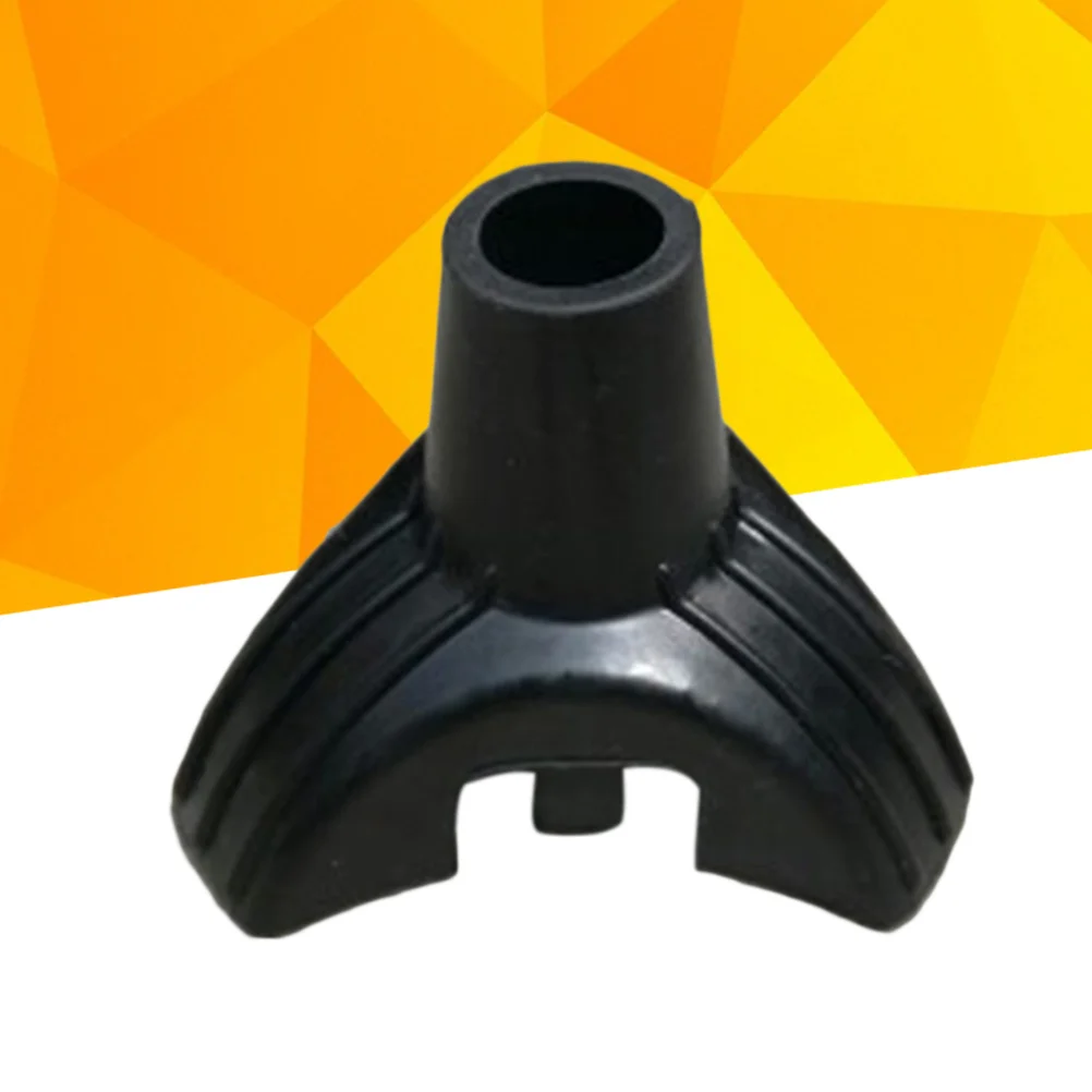 

19mm Rubber Cane Replacement Tip Walking Stick End Crutch Feet (Black)
