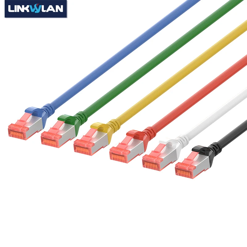 

(3pcs/Pack) RJ45 Cat 6 SFTP Ethernet Patch Cord Network Cat6 S/FTP Patch Lead Cable Snagless 0.25/0.5/1/2/3/5/10/15/20m LSZH