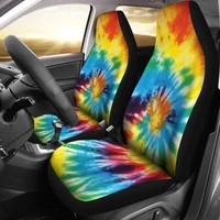 colorful tie dye pattern car seat covers pair 2 front seat covers car seat covers seat cover for car car seat protector car