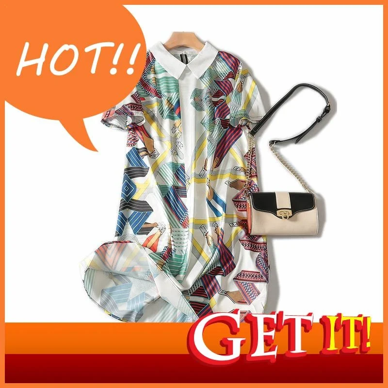 

Женское офисное платье-трапеция до колен, платье с отложным воротником и коротким рукавом, модель 3XL на лето, 2023