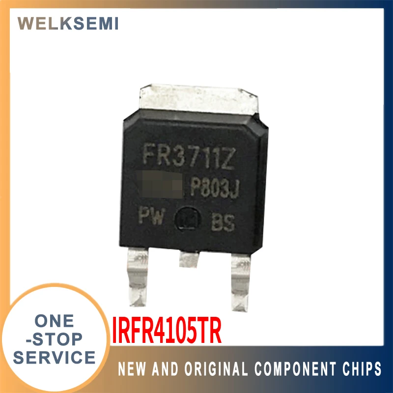 

ТРАНЗИСТОР полевого эффекта IRFR4105TR TO252 (MOSFET), новый оригинальный подлинный универсальный заказ