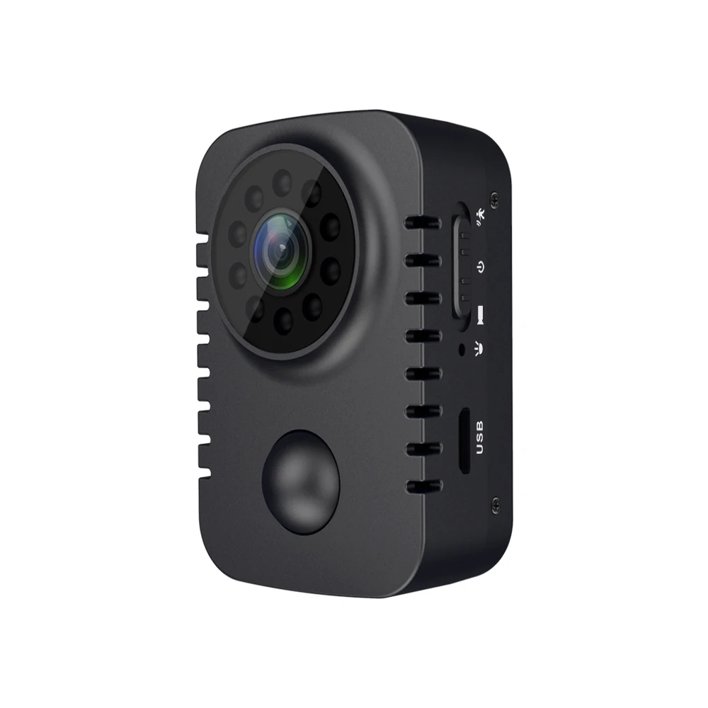 

HD 1080P Mini Body Camera Night Vision Security Nanny Monitor Cam Motion Detection DVR Small Pocket Camcorder Video Recorder