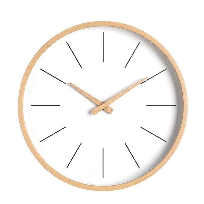 

Large Soild Wood Wall Clock Modern Silent Wall Clockes Home Decor Nordic Art Kitchen Clocks Bedroom Horloge Murale Gift Saat