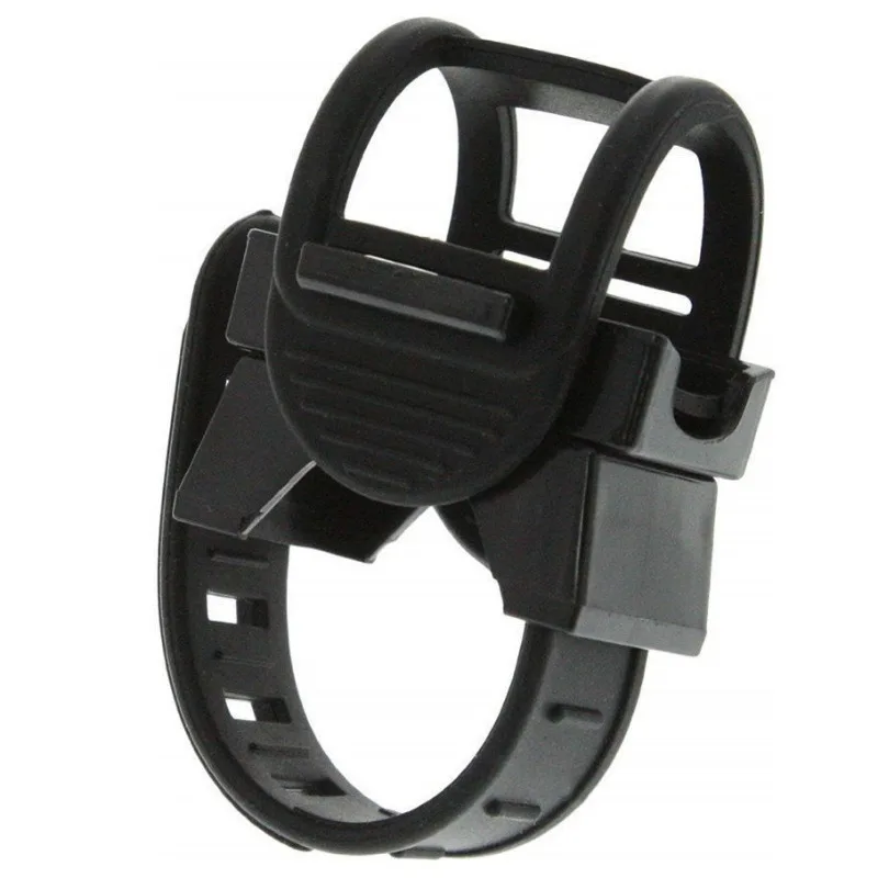 Универсальный кронштейн для велосипедного фонарика регулируемый на 360 градусов