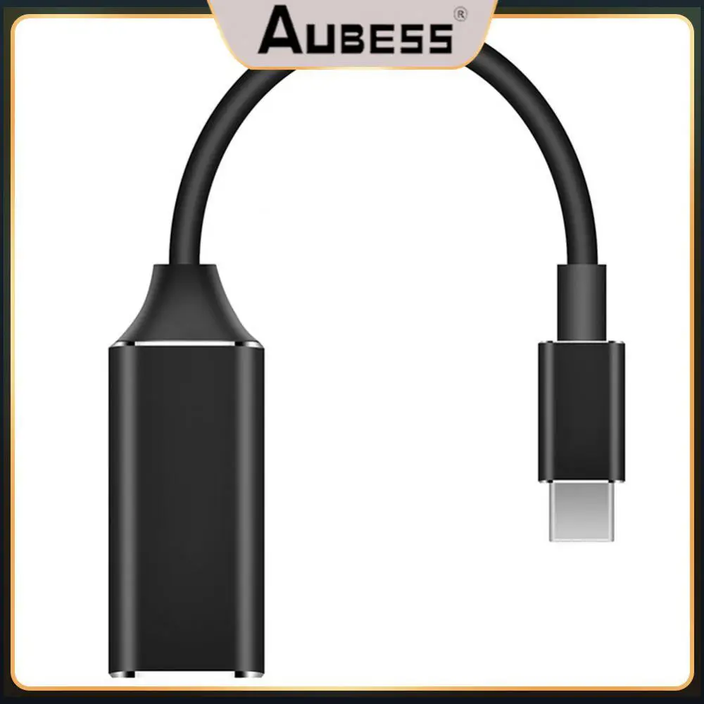 

Aluminum Alloy Shell Tv Display Adapter Usb C To Hd-mi Converter Type-c To Hd Video Cable Usb3.1 4k 60hz Splitter Type-c To Hd