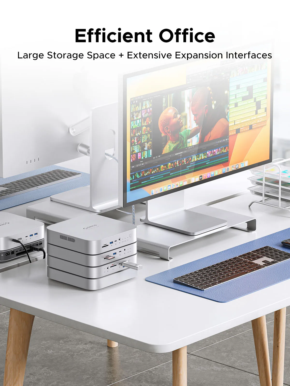 USB-кабель ORICO StudioLink USB C HUB 3 5 ′ SATA 16 ТБ NVME M.2 SSD для жесткого диска DP8K @ 30 Гц SD/TF2.0