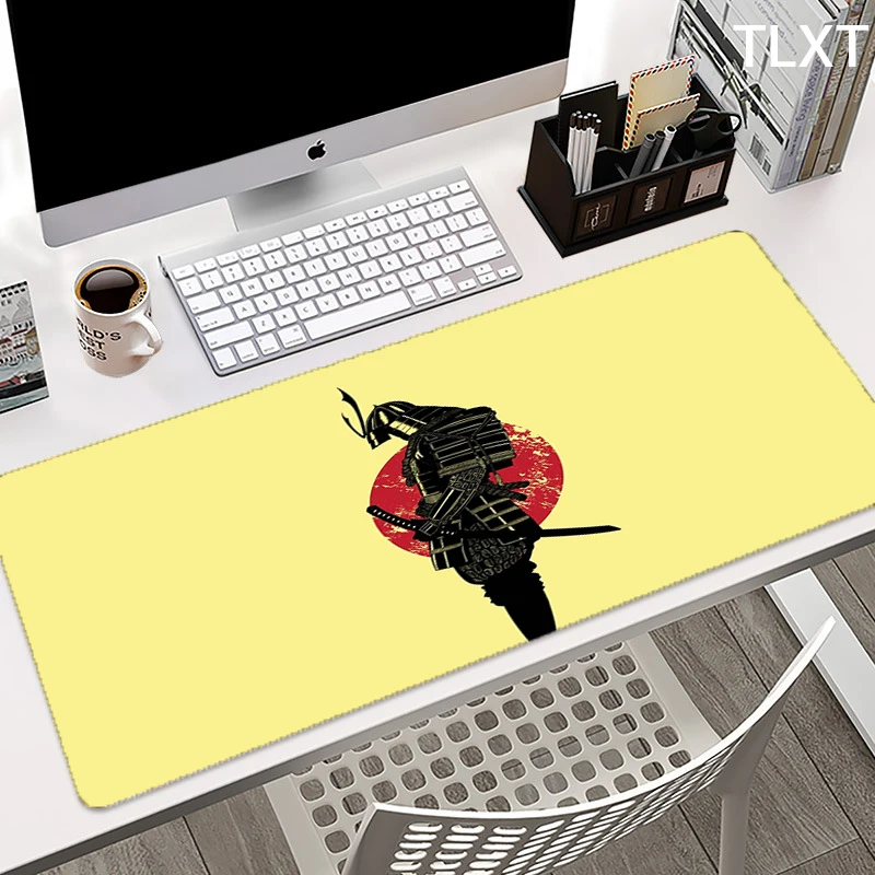 

Mouse Pad XXL Japan Samurai Large Gaming Extended Computer Game Mousepad DIY Gamer Desk Mat Keyboard Non-slip Waterproof Carpet