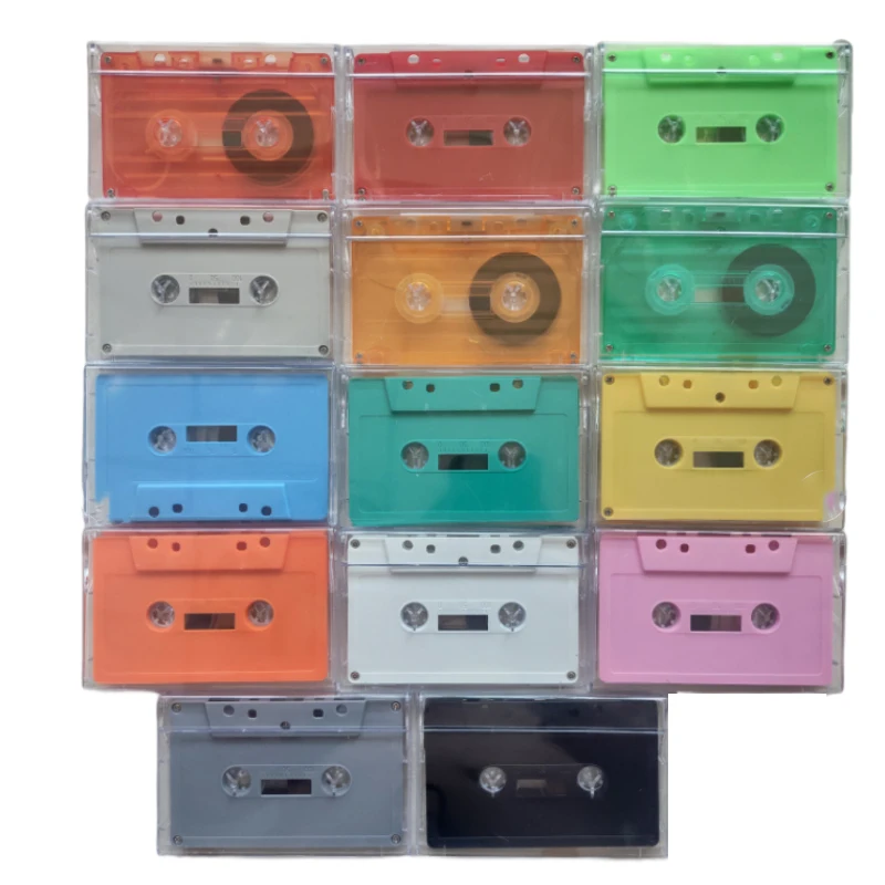 1pc Innovative New Standard Cassette Color Blank Tape Player With 45/90 Minutes Magnetic Audio Tape For Speech Music Recording