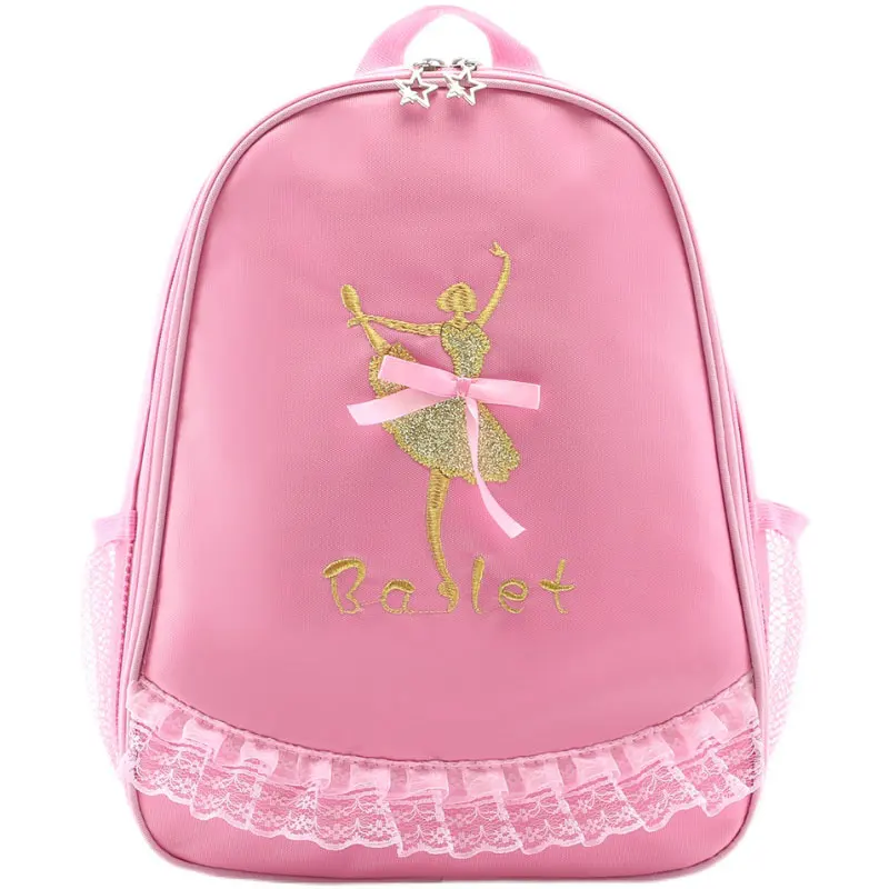 

Girl Ballet Dance Bags for Kids Toe Shoes Embroidered Bag Ballet Dance Backpack for Girls Fashion Childern Shoulder Bags
