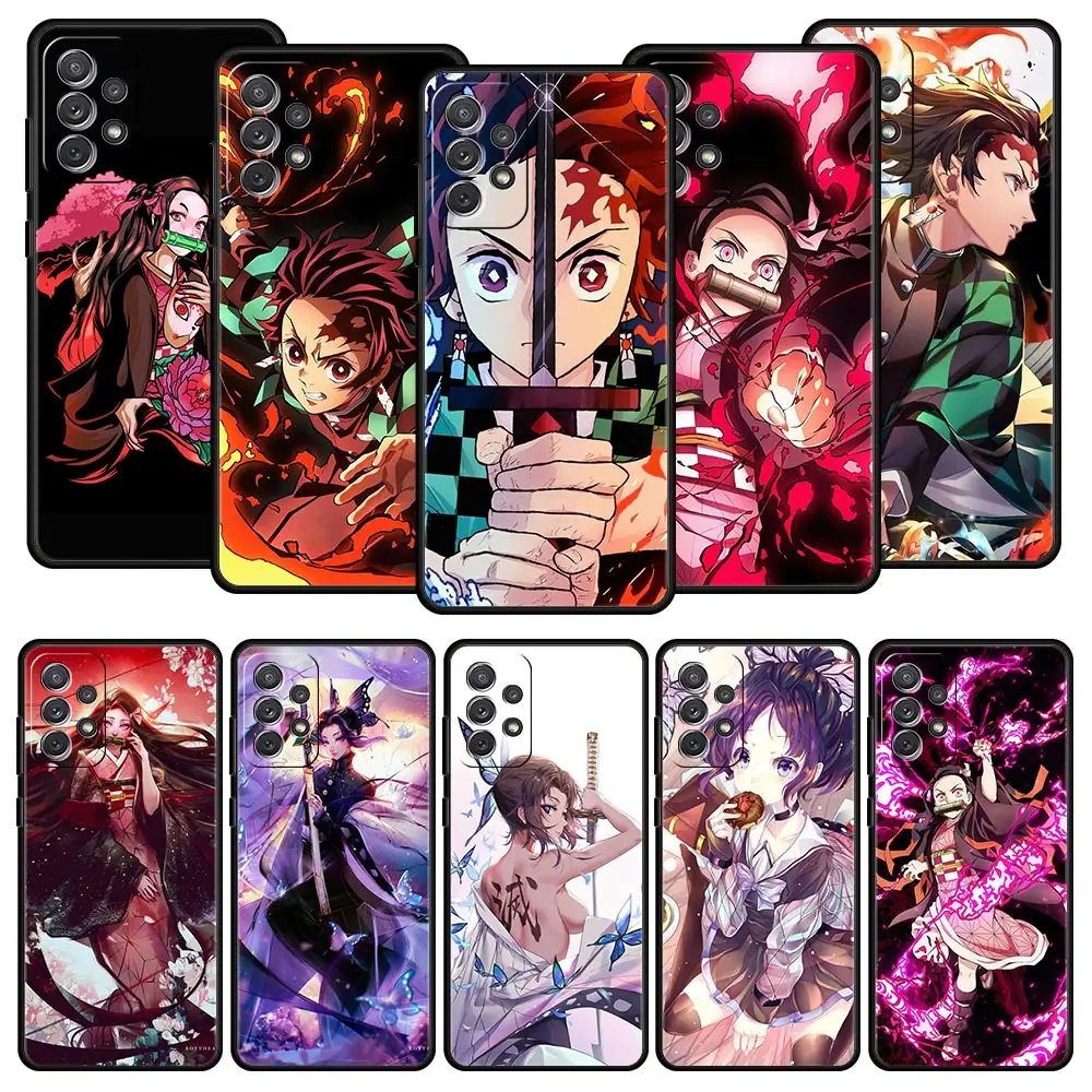 

Kimetsu Demon Slayer Anime Case For Samsung Galaxy A53 A52 A33 A73 5G A13 A23 A21s A03s A31 A51 A71 A11 A41 M21 M31 Phone Cover