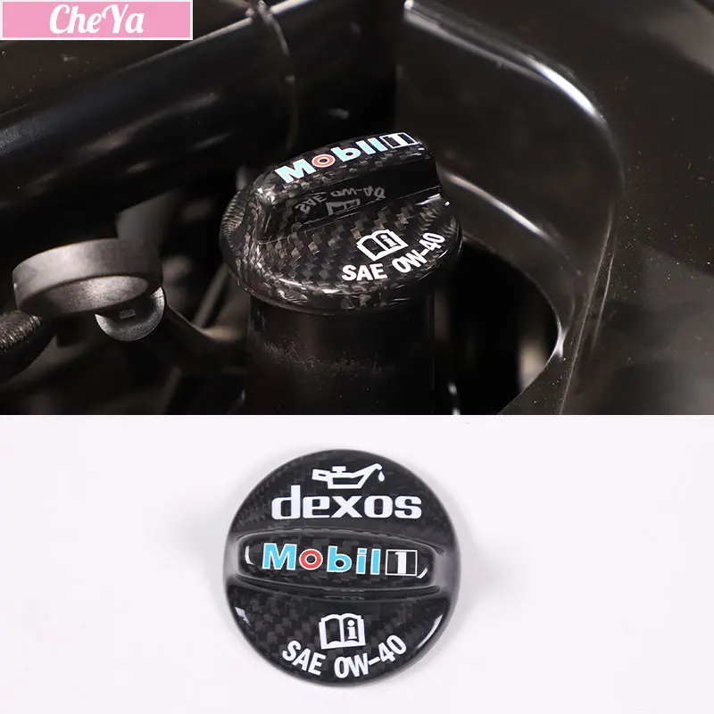 

For Chevrolet Corvette C7 C8 2014 - 2023 Car Fuel Tank Cover Oil Tank Shell Lid Real Carbon Fiber Exterior Accessories