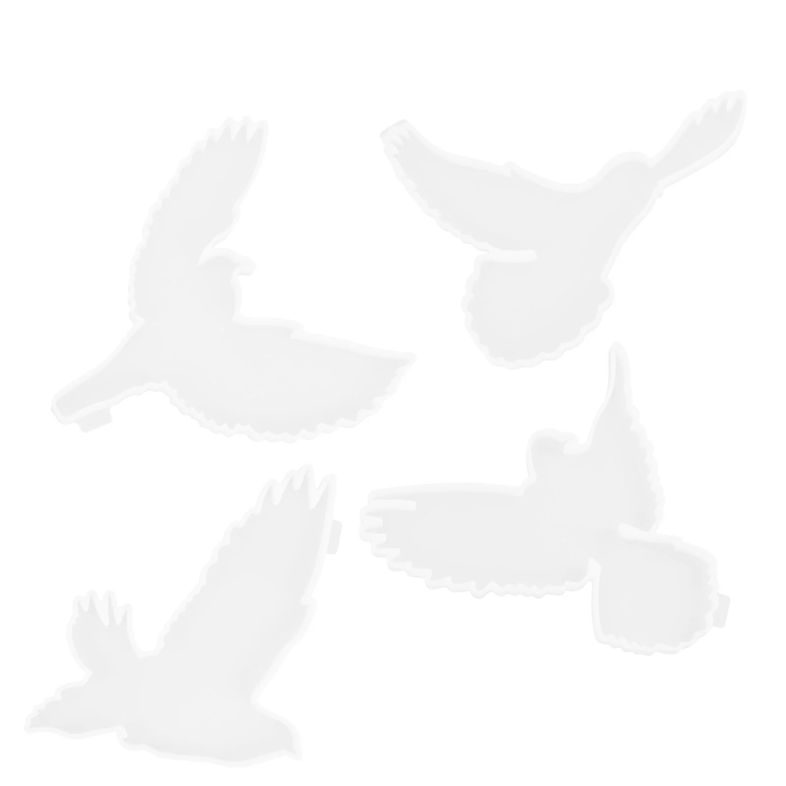 

4Pcs DIY Art Bird Mold Wall Decoration Making Mold DIY Handicraft Mold