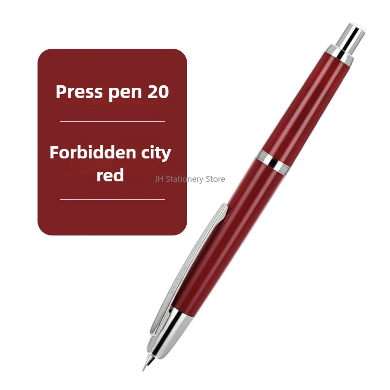 

Новая перьевая ручка JINHAO 20, выдвижное перо EF F, прозрачная черная ручка с чернилами для письма с конвертером, школьные и офисные принадлежности