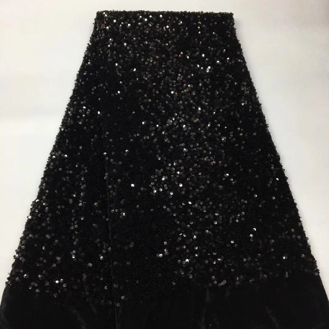 Новейшая африканская бархатная кружевная ткань 2024 высокое качество нигерийская