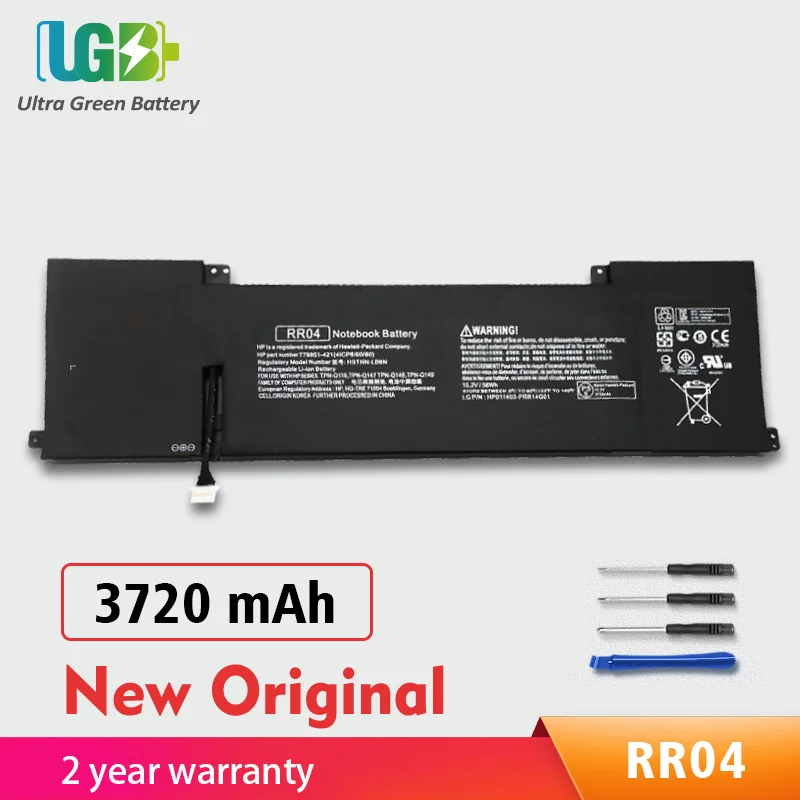 

UGB New Original RR04 HSTNN-LB6N Battery For HP Omen 15-5000NA 5000ND 5011TX 5220NR 5120NR 5117TX 5104TX 5051NA 778951-421