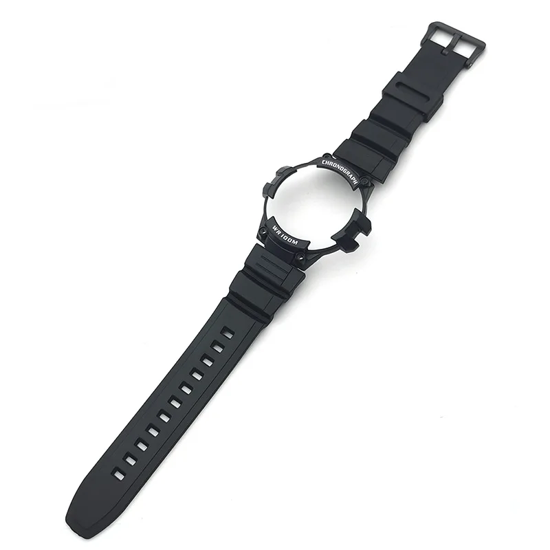 Suitable Rubber Watch Band For Casio G-shock Hdd-s100 Mcw-100 110h Ae-2000wwith Case Silicome Watch Strap