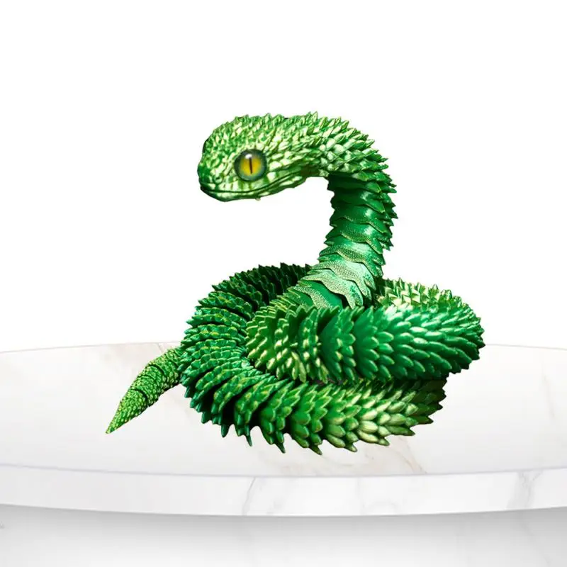 3D печатные фигурки змеиного дракона 3d новогоднее украшение 2025 традиционное для
