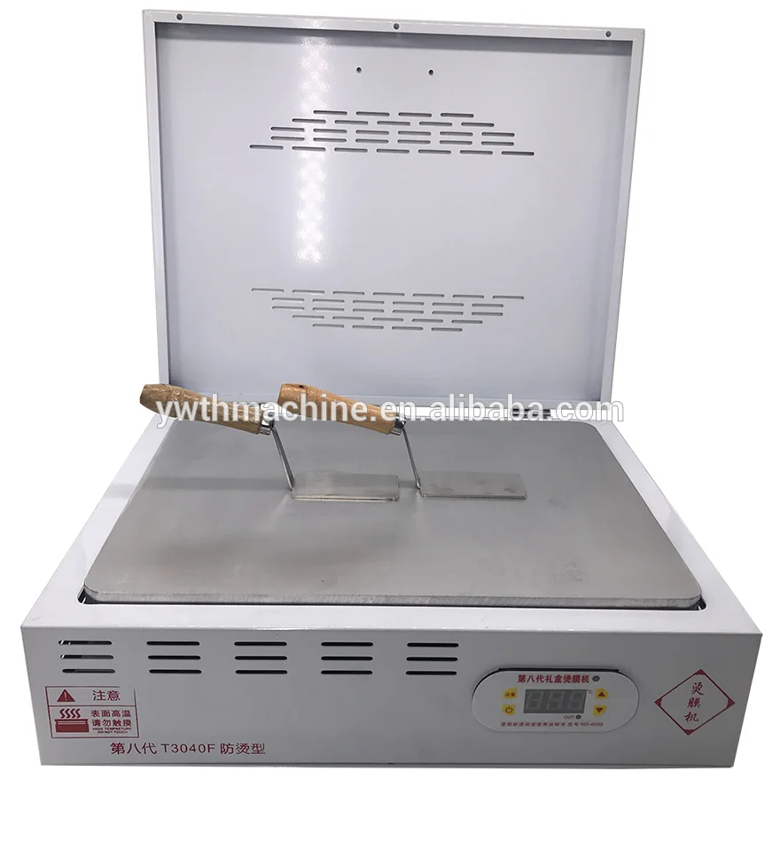 

tea gift box BOPP film ironing machine