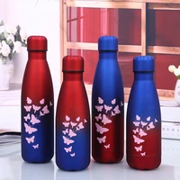 2022 stainless steel vacuum insulated water bottle flask insulation sports cold 300ml500ml double wall direct drink