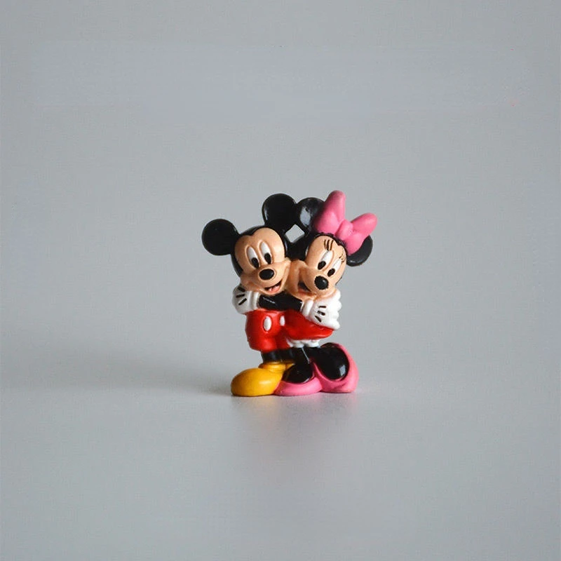 

Disney Minnie Mouse Mickey Donald Duck Goofy Daisy Stitch Chip Dale Mini Doll Ornament Accessories Diy Decoration