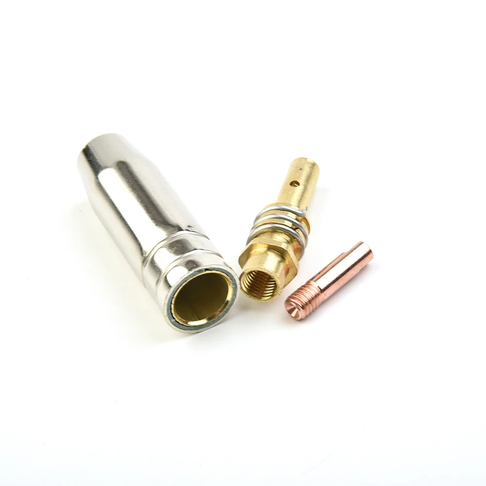 

3pcs Welding Torches Air Cooled MB 15AK 1.0mm Contact Tip Holder Gas Nozzle Welding Metal Access Industrial Supplies