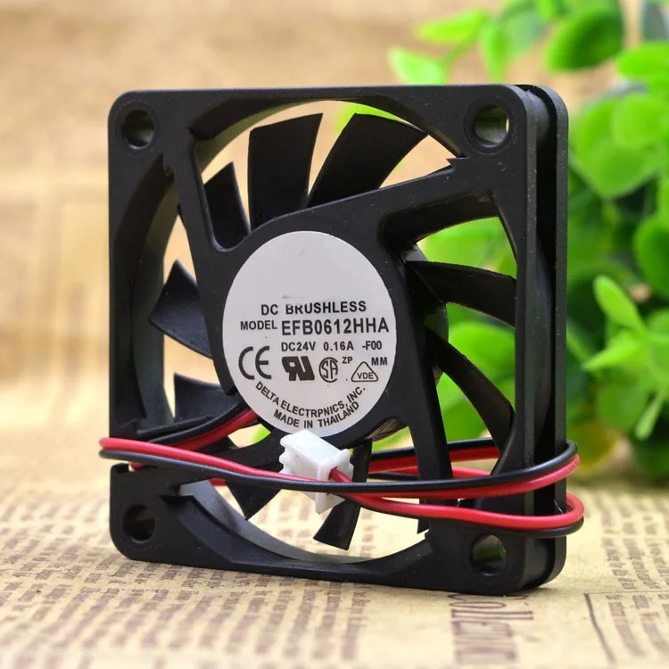 

Brand new original EFB0624HHA 6CM 24V 0.16A 6010 2-wire inverter fan