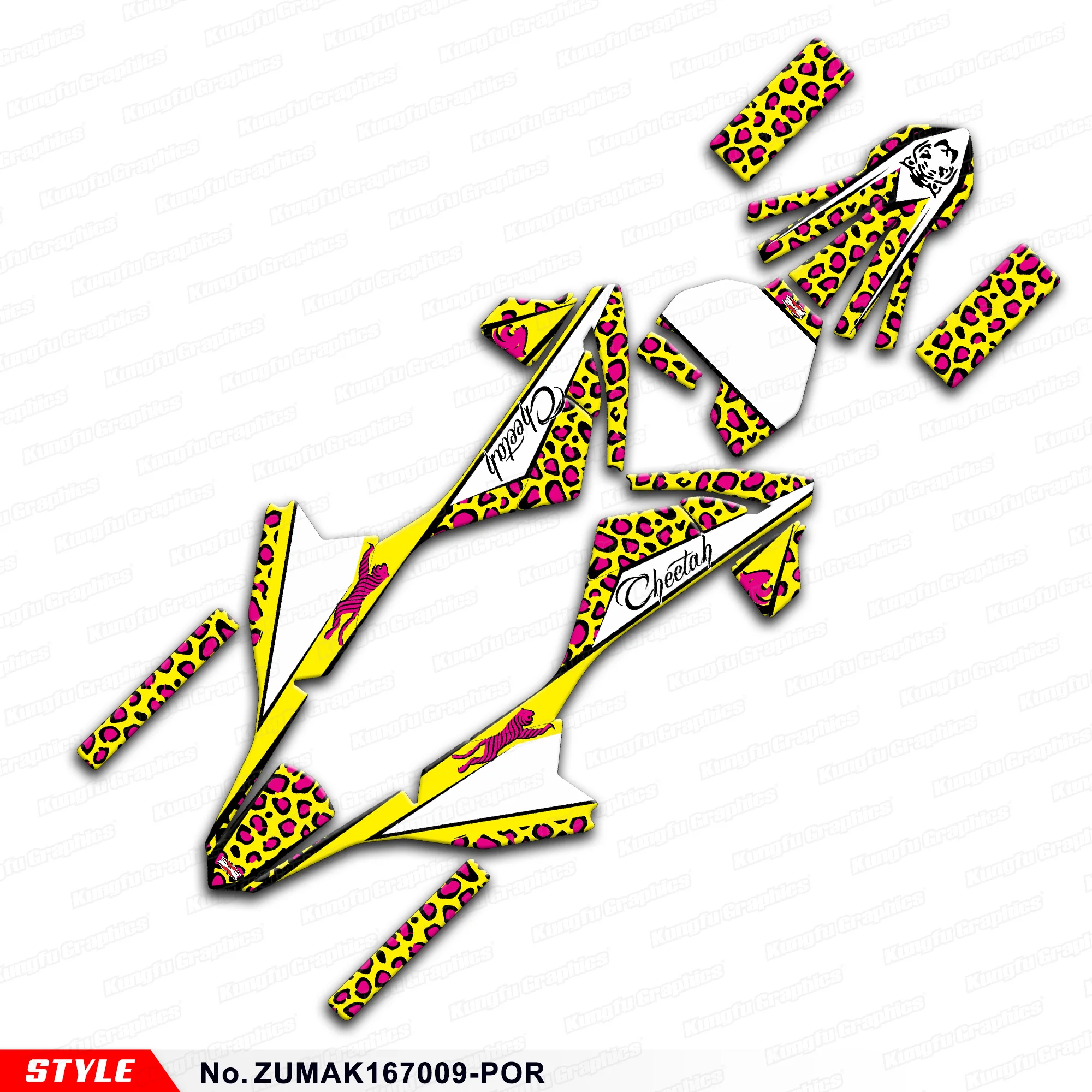 Дизайн графической пленки JY RACING для ZUUMAV K1 50 60 70 детский мини-велосипед бездорожья