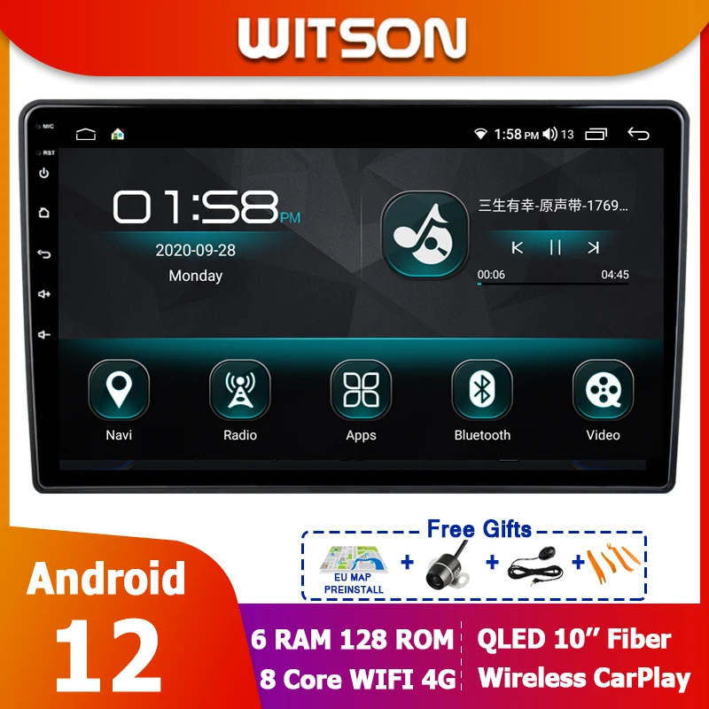 

Автомагнитола WITSON на Android, мультимедийный GPS-радиоприемник с экраном 10 дюймов для CITROEN C5 2008 - 2017