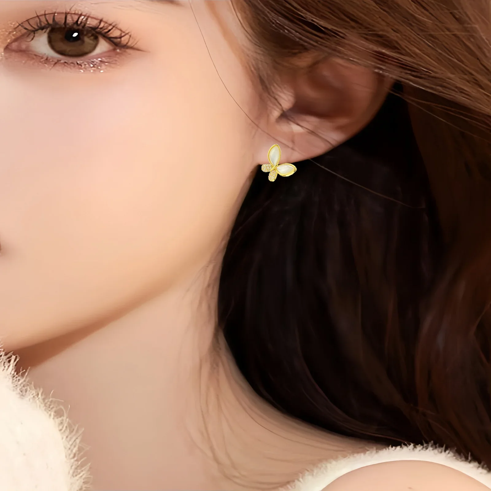 Элегантные легкие роскошные модные универсальные маленькие свежие