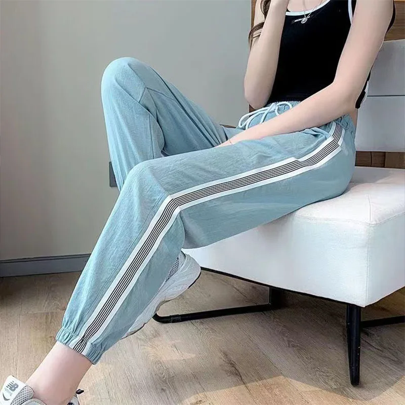 

Women's Golf clothing Leggings 2023 Casual Loose Quick Drying Breathable Women's Golf Clothes Summer Ice Bloomers Pants wear