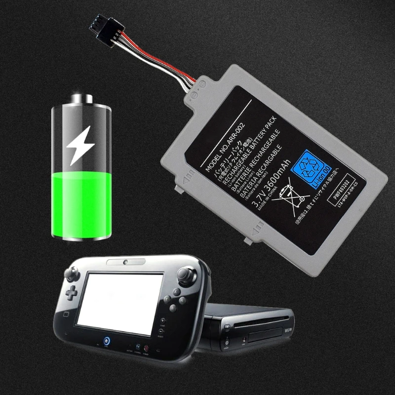 Геймпад длительной замены перезаряжаемый аккумулятор 3600 мАч набор с кнопкой