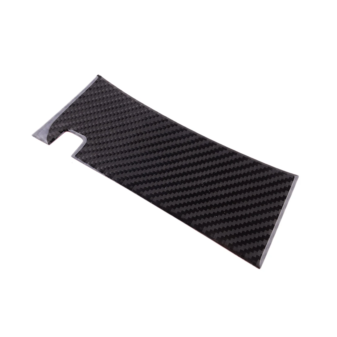 Черный Автомобильный центральный подлокотник из углеродного волокна нижняя