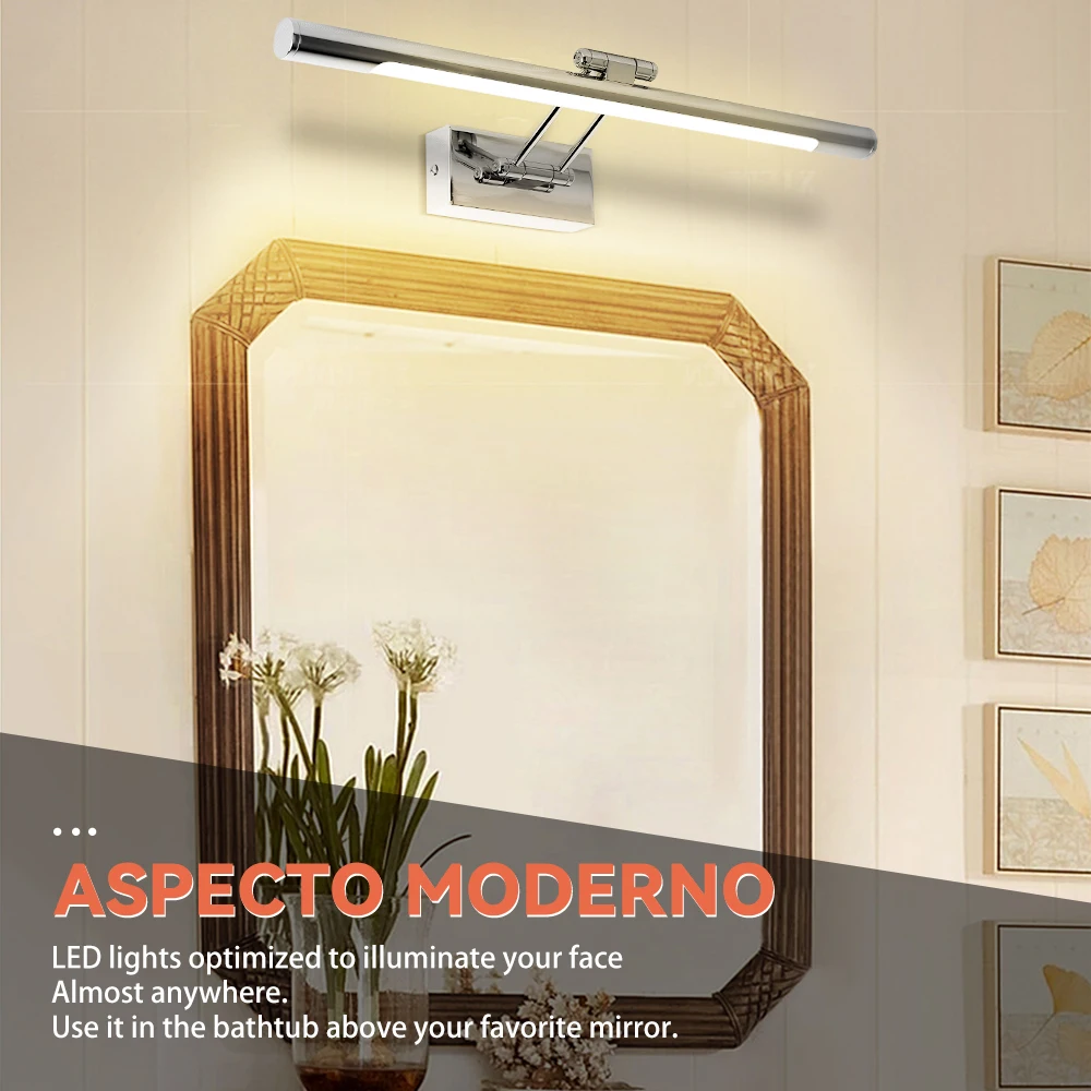 Лампа настенная водонепроницаемая 50 см 85-265 в