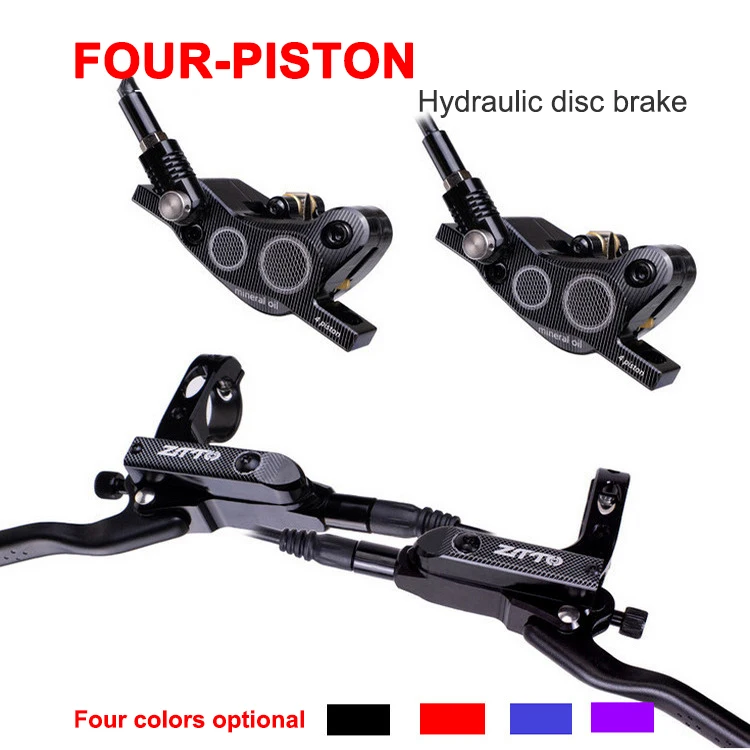 

ZTTO Bicycle 4 Piston Brake Caliper Hydraulic M840 MTB Mountain Bike Brake Pad Calliperplate Front Rear Handle Bicycle Parts