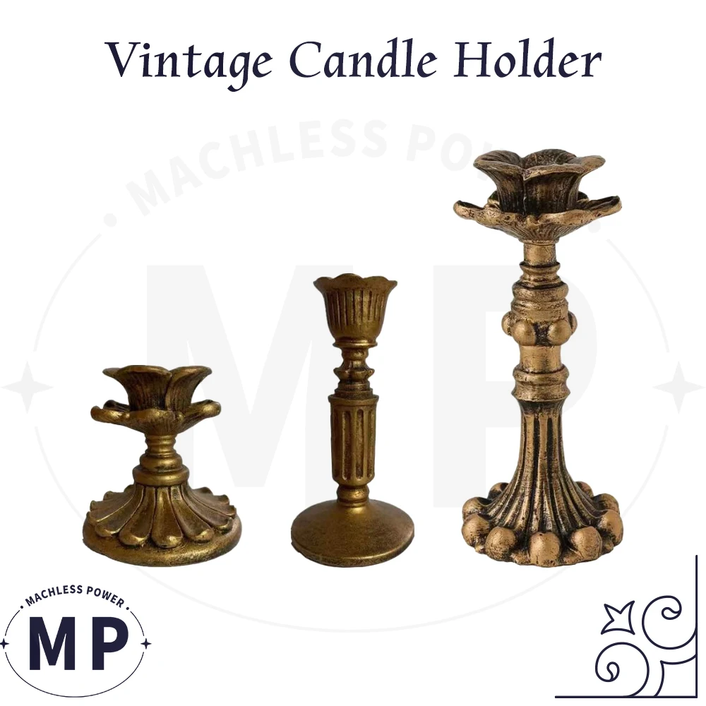 Antique Imitation Wall Lamp Home Decoration Classical Retro French Style Candlestick Holder Accessories