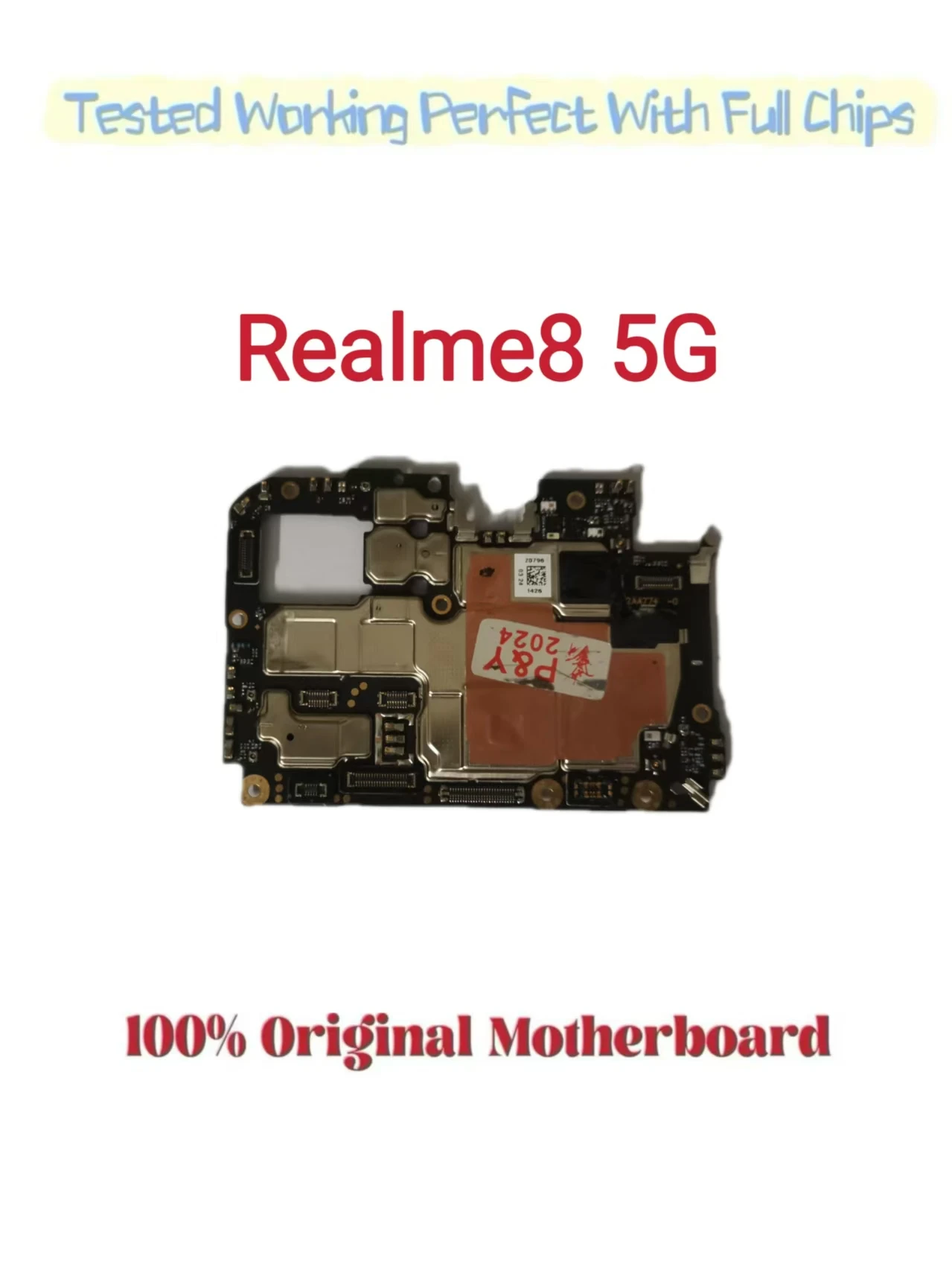 Оригинальная разблокированная основная плата для Realme8 5G материнская