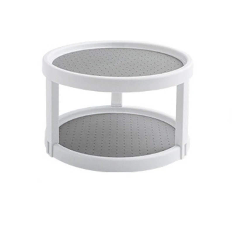 

Kitchen Rotatable Seasoning Rack Condiment Oil Salt Sauce Vinegar Round Multi-function Finishing Storage Rack