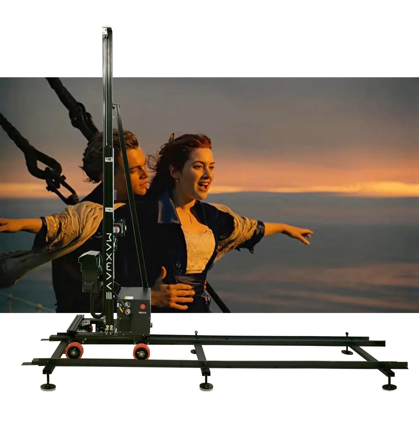 Станок для печати на металлических деревянных стенах и полах 2-в-1 принтер с