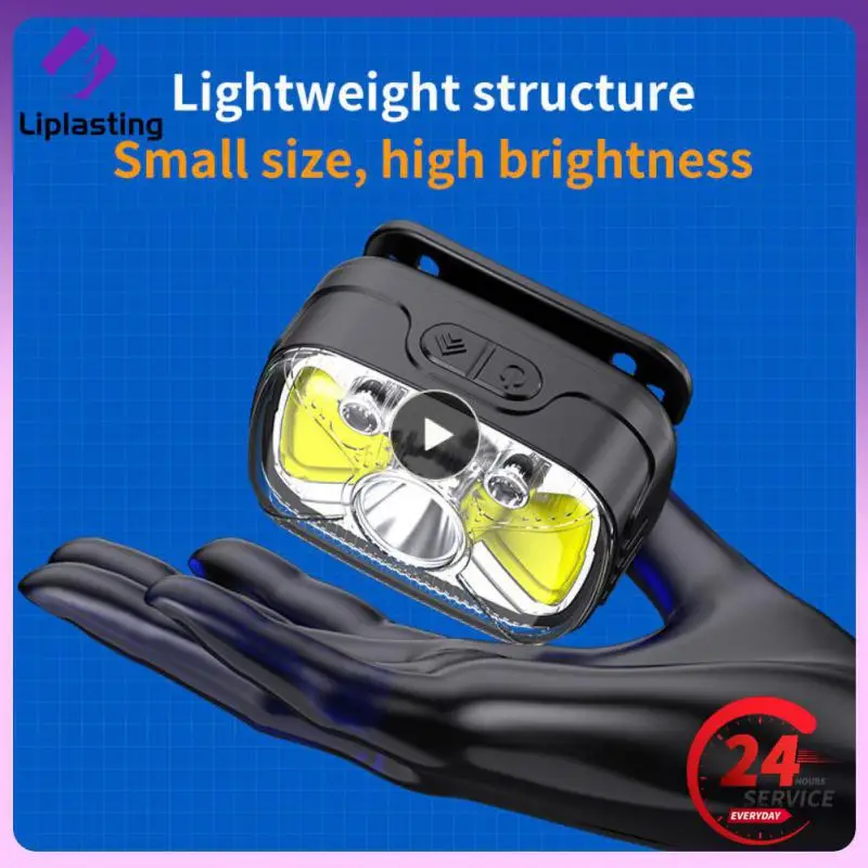 

Headlight Adjustable Waterproof Head Lamp Rechargeable Intelligence Sensor Fishing Light Led Headlamp