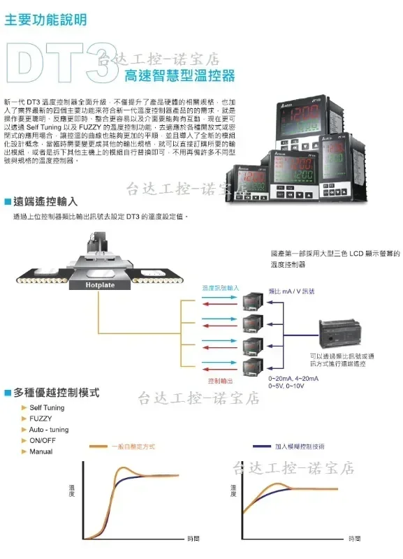 Новый регулятор температуры серии DT3 DT320RA DT320LA DT320VA DT320CA