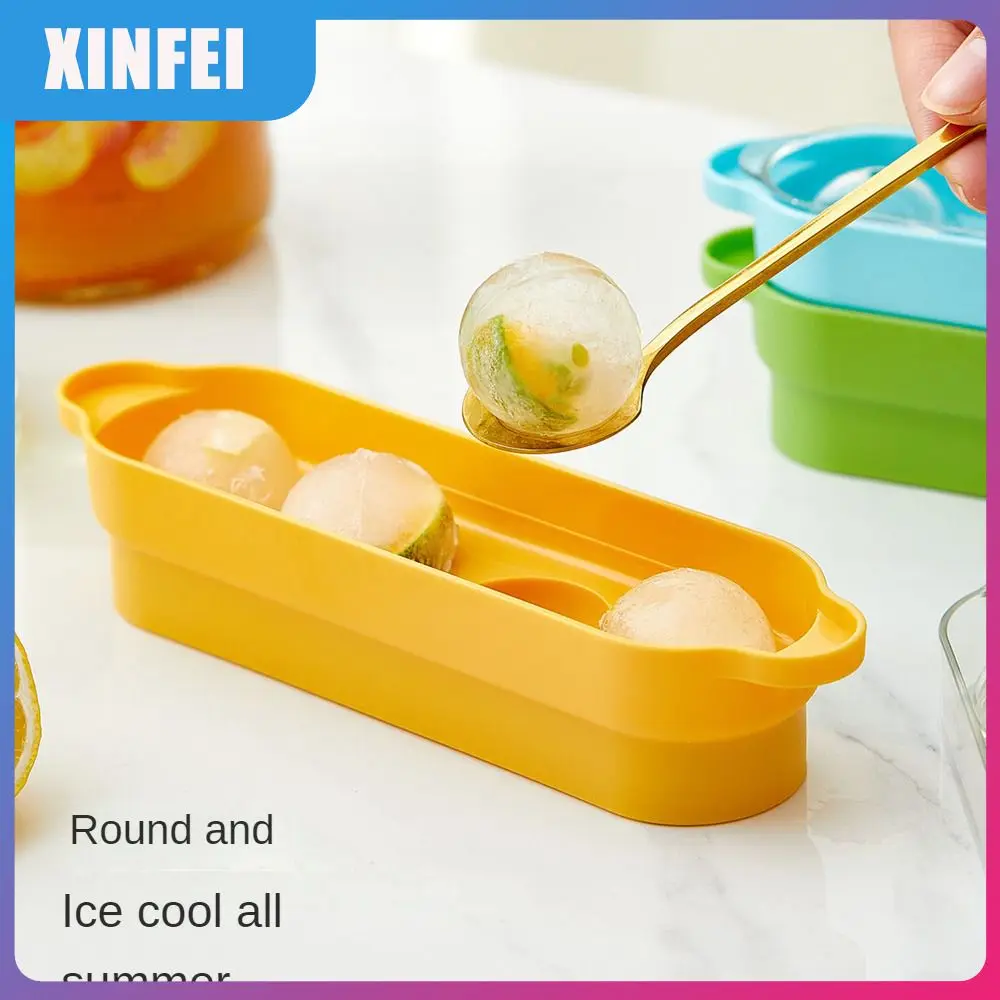 

Soft Ice Grill Easy Demoulding Frozen Ice Block Tool Quick Freezing Healthy Spherical Ice Block Model Household Ice Hockey Mold