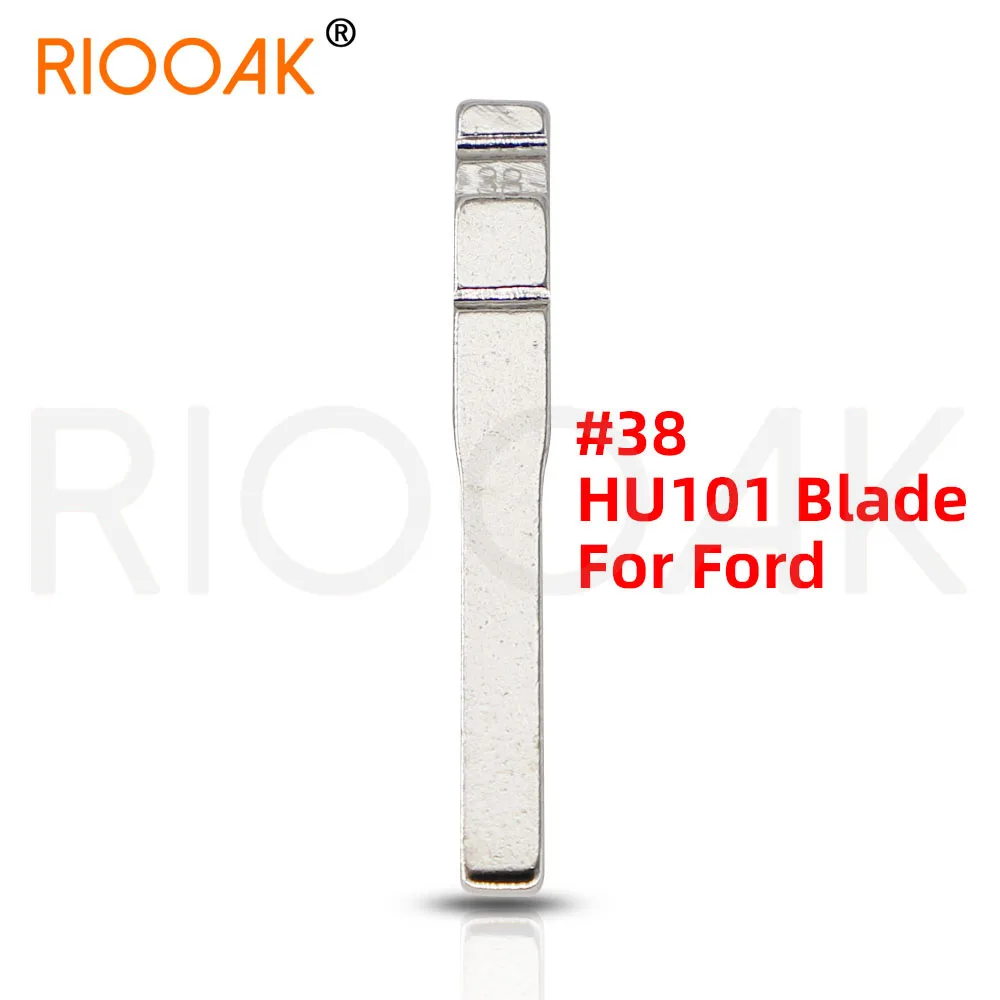 

10 шт. 38 # KD Key Blade HU101 Заготовка для автомобильного ключа для Ford Focus MK3 Mondeo Explorer Kuga Fiesta для KD KEYDIY VVDI Xhorse Remote