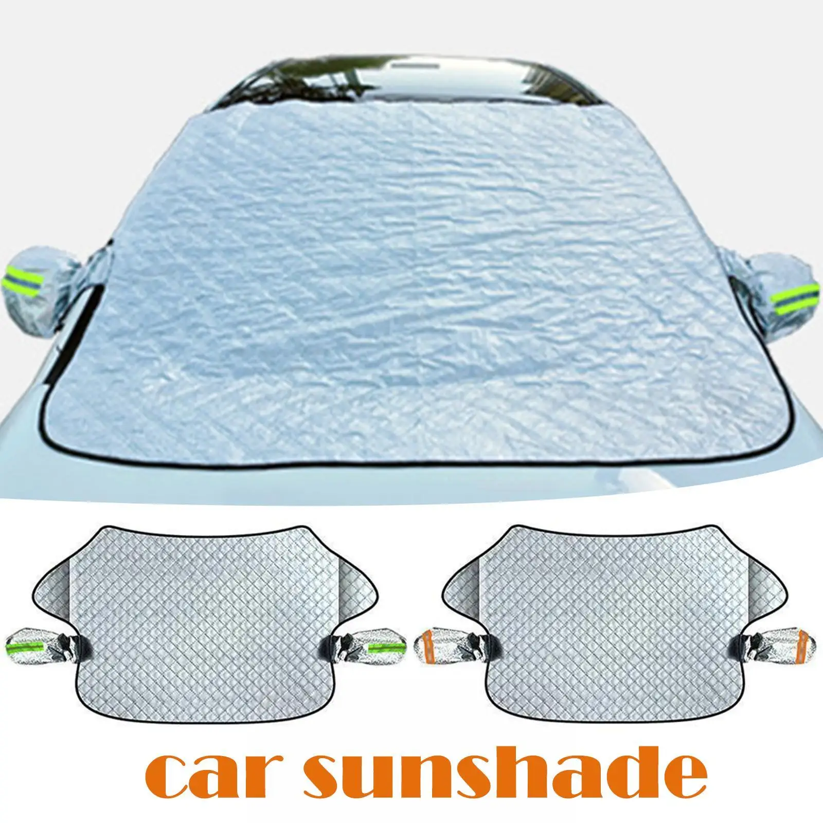 

Автомобильный солнцезащитный козырек, складная занавеска на переднее и заднее стекло, защита от солнца, защита от ультрафиолета, 110 х150 см