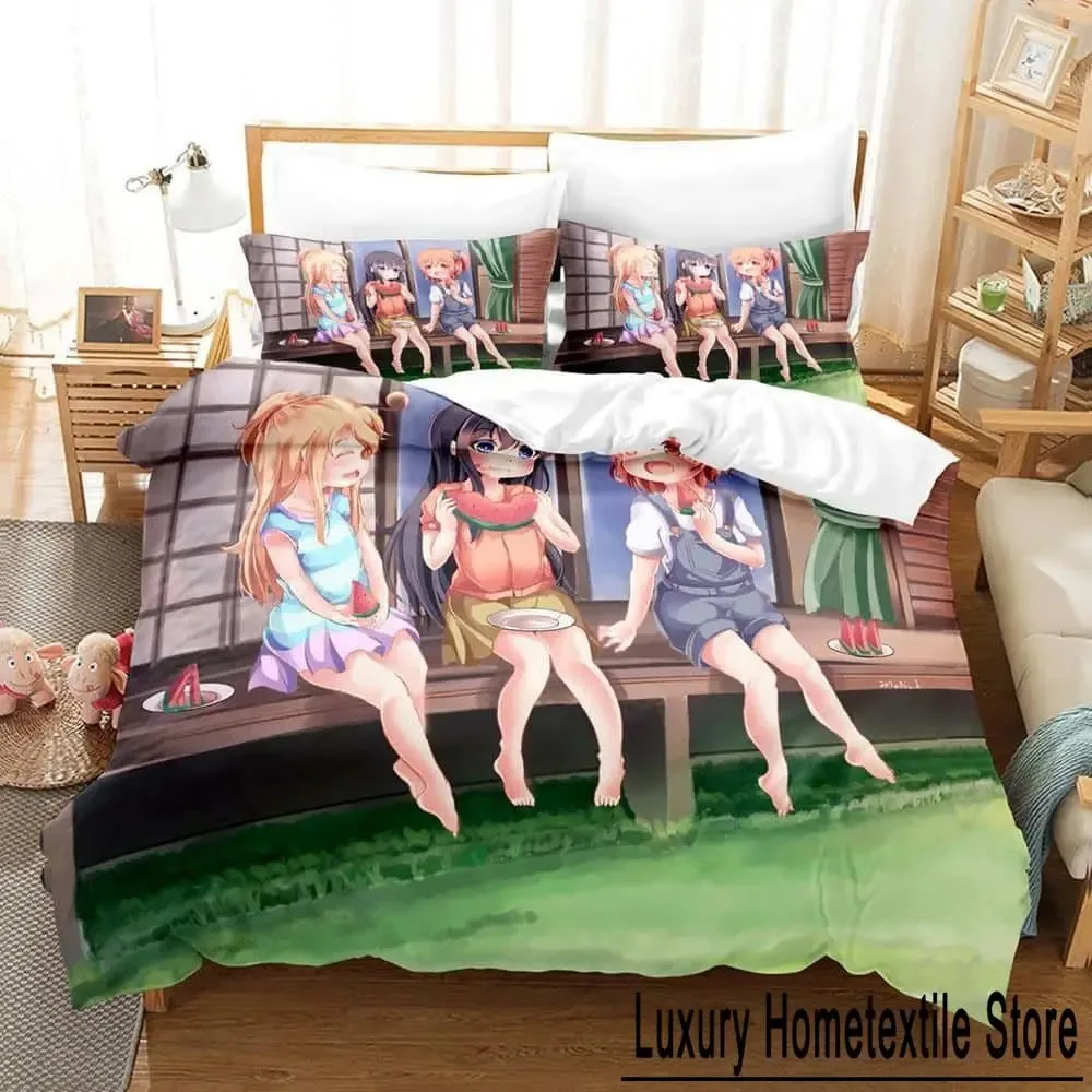 Аниме Wataten! Комплект постельного белья An Angel Flew Down to Me Single Twin Full Queen King Size комплект