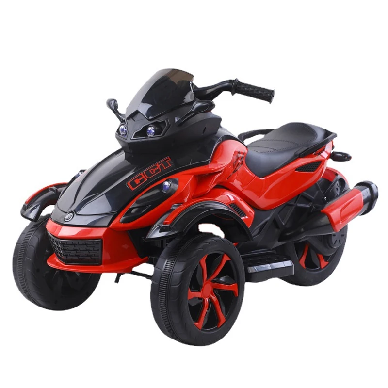 

HY New 6V4.5AH 3 Wheel Children's Scooter Dual Drive 380W Motor Baby Electric Motorcycle Child's Tricycle for Kids 1 to 5 Years