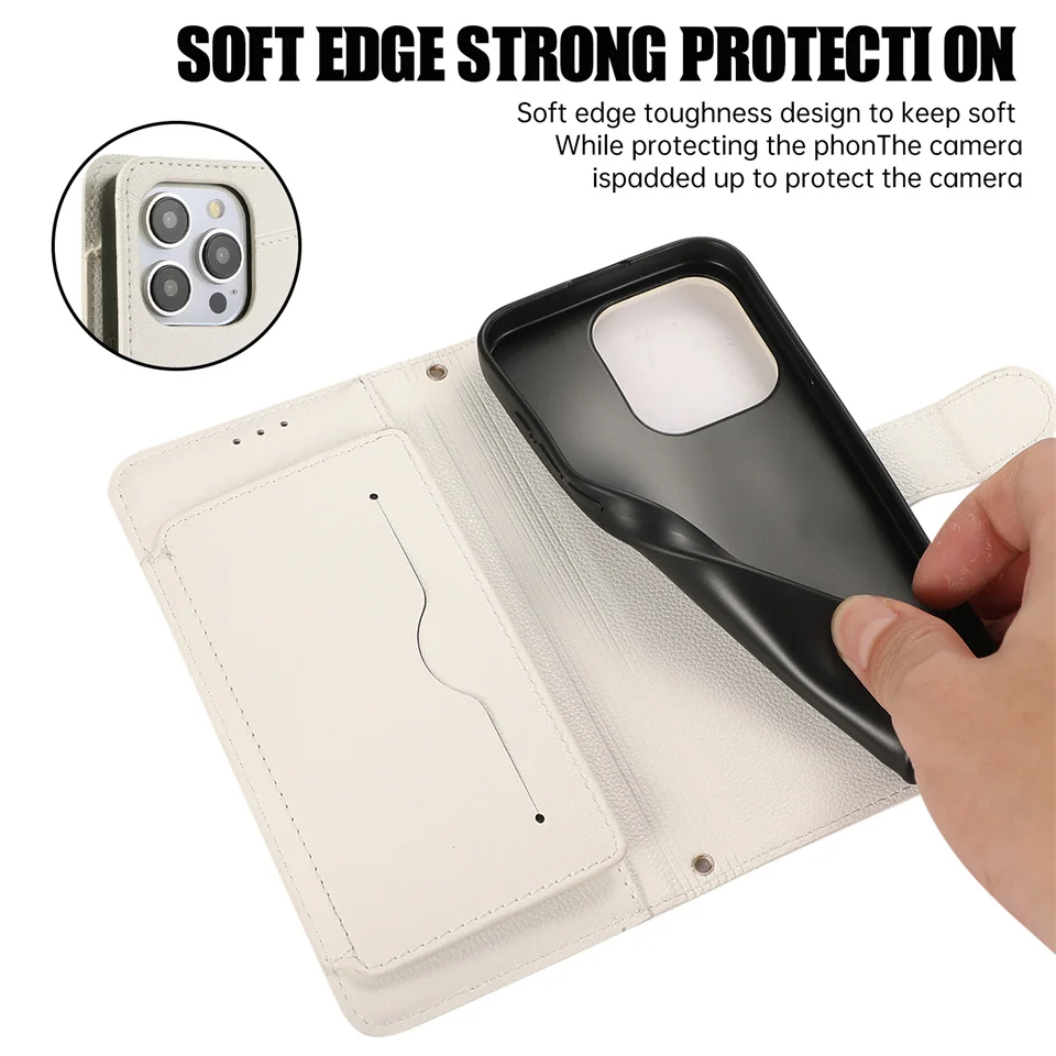 Чехол для телефона с ремешком через плечо IPhone 13 12 Mini 15 14 11 Pro Max XS X XR 7 8 Plus кошелек