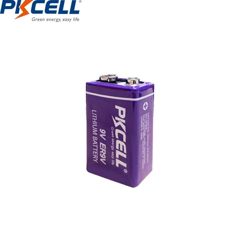 1PCS PKCELL ER9V Battery  1200mAh 9V  Li-SOCl2 Lithium Batteries Bateria Baterias For Alarm device Deep Drilling