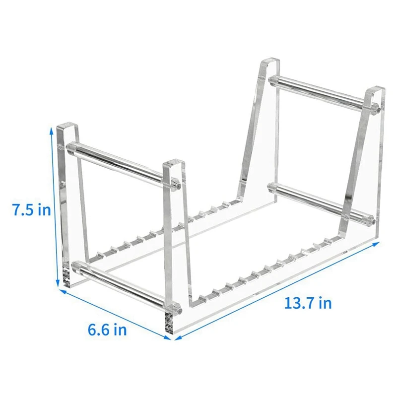 4X прозрачная виниловая подставка для пластинок держатель настольного хранения