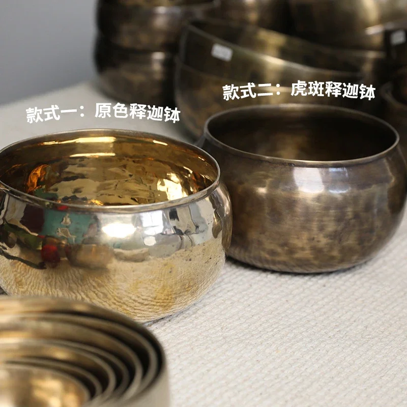 Винтажная Поющая чаша ручной работы профессиональные тибетские чаши из Непала